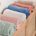  - couverture plaid polaire terracota 70 x100 cm 