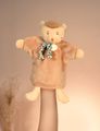  - poetiques - comforter handpuppet hedgehog beige 25 cm 