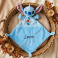  - stitch - plat bleu fleur 30 cm 