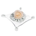  - les chouchoux - lion blanc gris 22 cm 