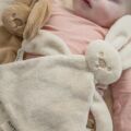 L - lapidou - comforter rabbit beige triangle 22 cm 