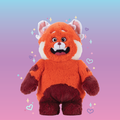  - alerte rouge - mei panda peluche 25 cm 