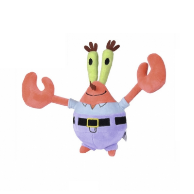 Bob léponge - peluche m krabs 20 cm 