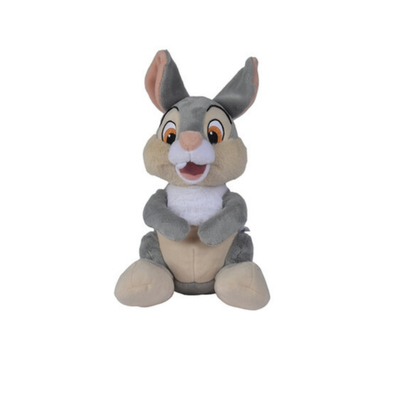  - panpan lapin - peluche assis gris 25 cm 