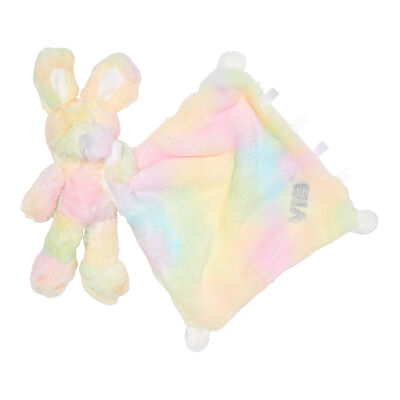 Very important baby - plush rabbit + comforter disco multicolor 30 cm 