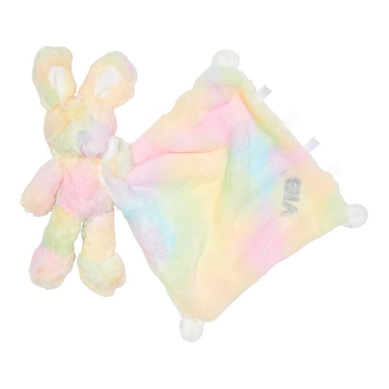 Very important baby - plush rabbit + comforter disco multicolor 30 cm 