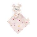  - carré douceur - souris rose jolie marguerite 17 cm 