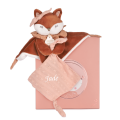  - mina renard - attache-sucette 20 cm 