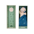  - carré douceur - ours bleu noctambule 17 cm 