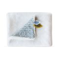  - yoca koala - couverture plaid douceur blanche 70 x 100 cm 