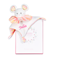  - chouchoux - comforter mouse white orange 22 cm 