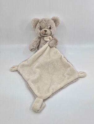  - peluche ours avec gris beige 25 cm 