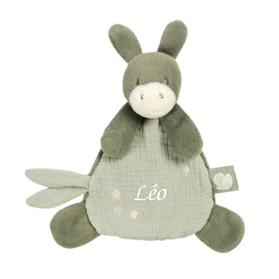  - loulou - âne vert 20 cm 