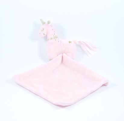  plat licorne rose étoile or 