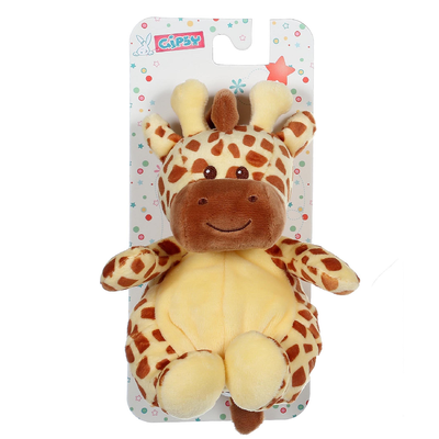  les ux peluche girafe marron 15 cm 