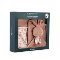  - lapinoo - blanket rabbit terracotta orange 80 x 70 cm 