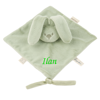  - lapidou - plat lapin vert tilleul 27 cm 