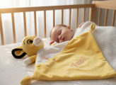  - simba lion - plat jaune blanc fleur 30 cm 
