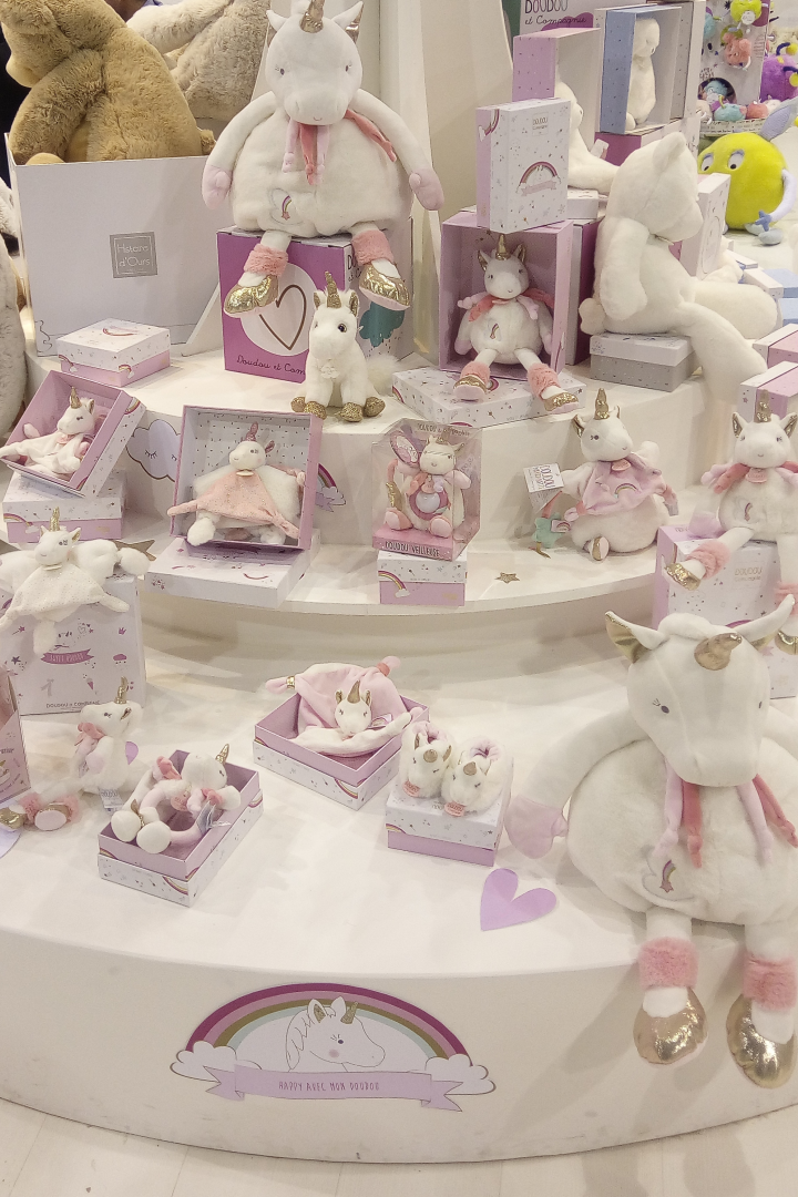 chausson doudou et compagnie licorne