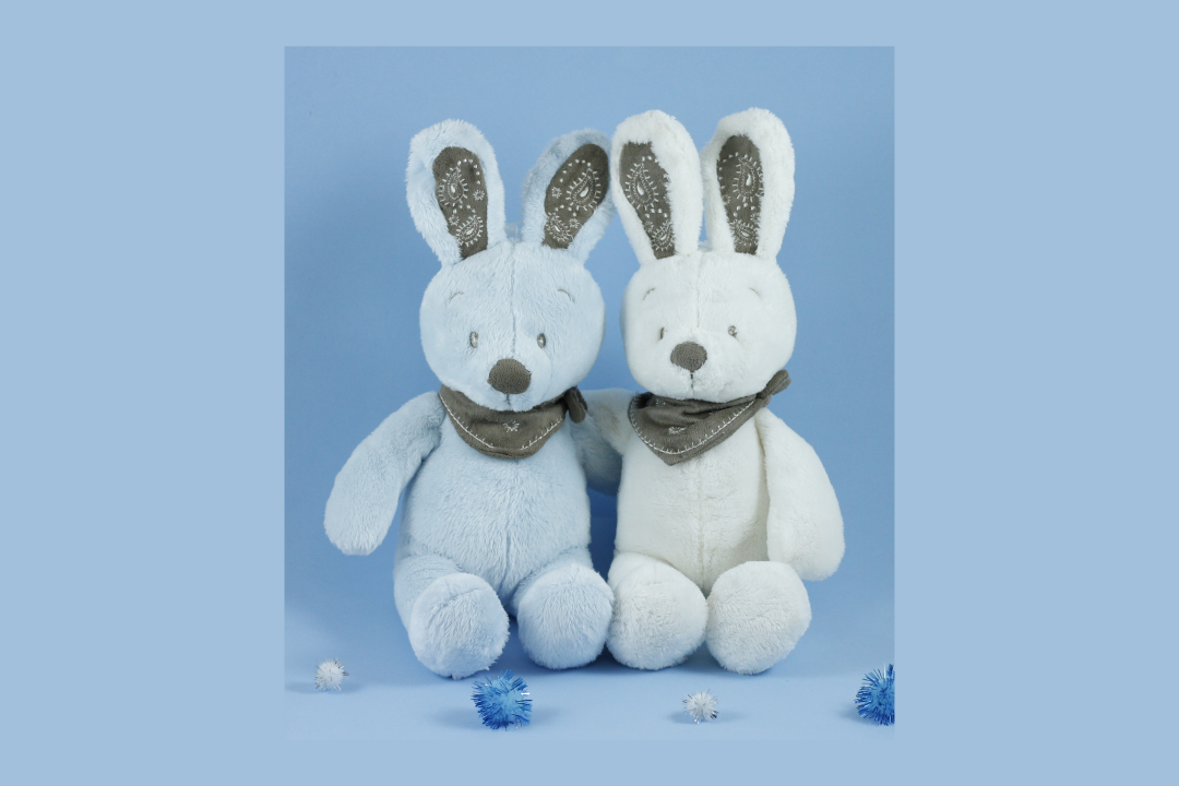 Nicotoy lapin teddy doudou