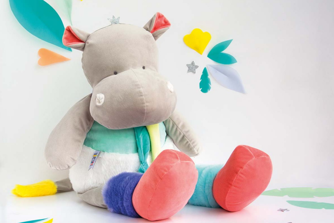 doudou et compagnie hippopotame tropicool