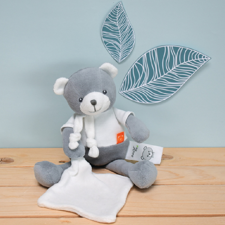 doudou ours gris