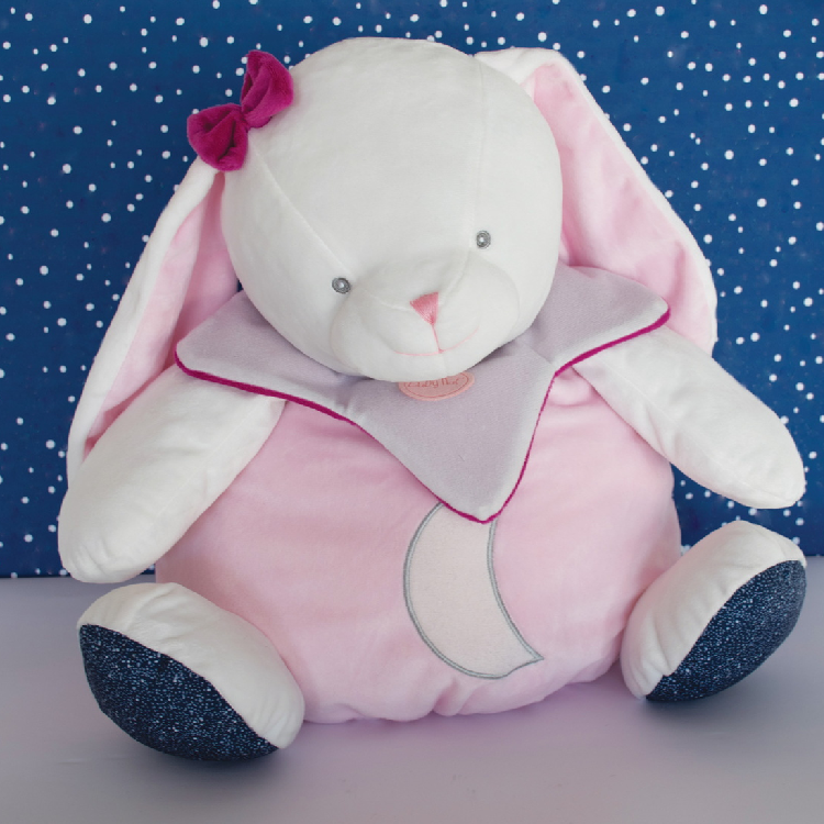 range pyjama lapin rose