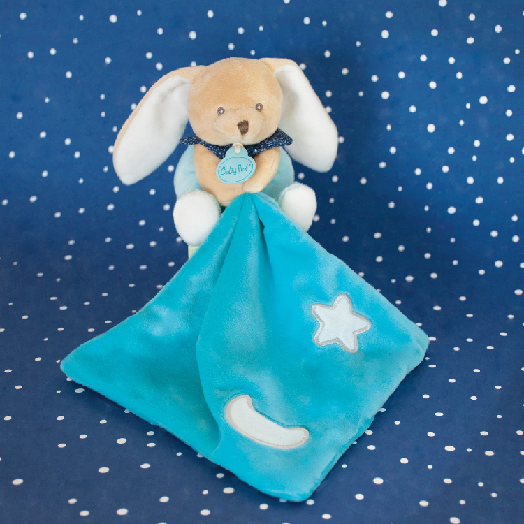 doudou luminescent bleu