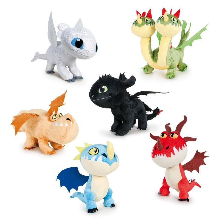 Dragons Peluche Tempête le Dragon Vipère 20 cm