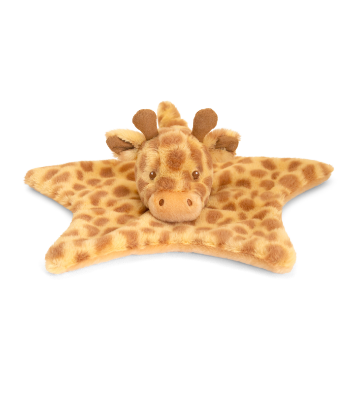Keel Toys - Mini Peluche écoconçue - Girafe marron 17 cm