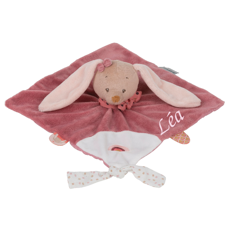  - pauline & sasha - comforter rabbit pink 25 cm 