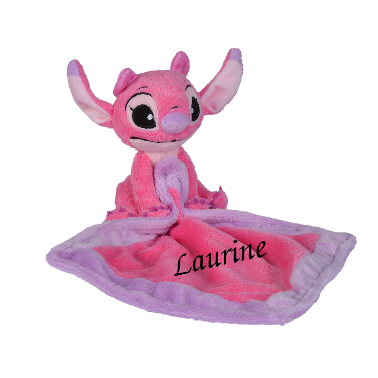 Tapis de souris géant Stitch Angel Love Heart pink white - Sacs