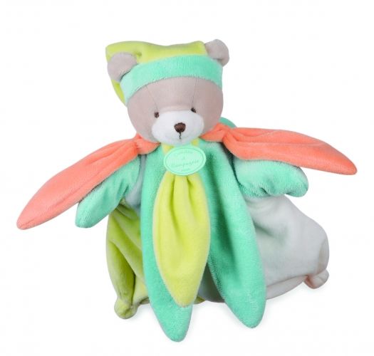 Doudou Et Compagnie Marionnettes Handpuppet Bear Yellow