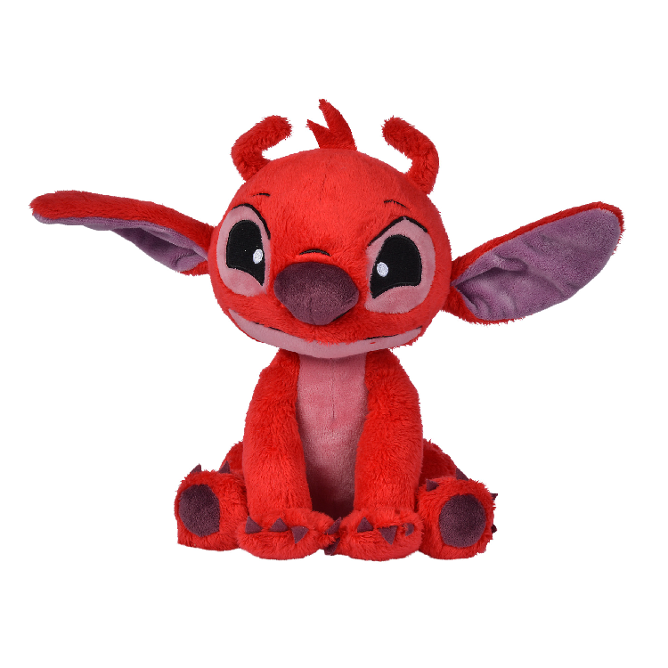 Disney Peluche géante Stitch Leroy rouge 50 cm