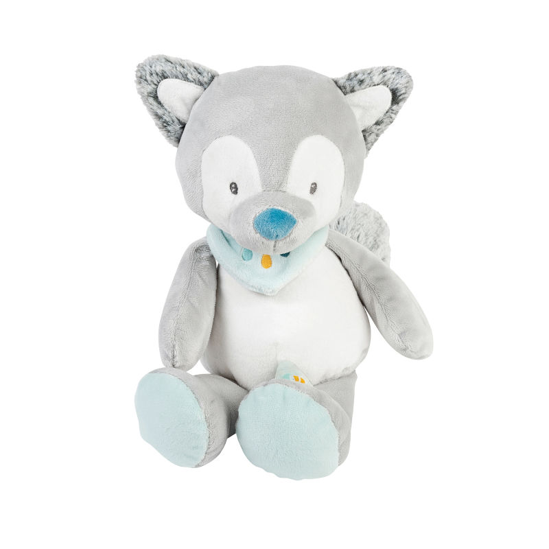  tim & tiloo soft toy grey wolf white 30 cm 