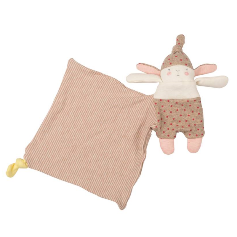 Moulin Roty New Les Petits Dodo Baby Comforter Mouse Pink