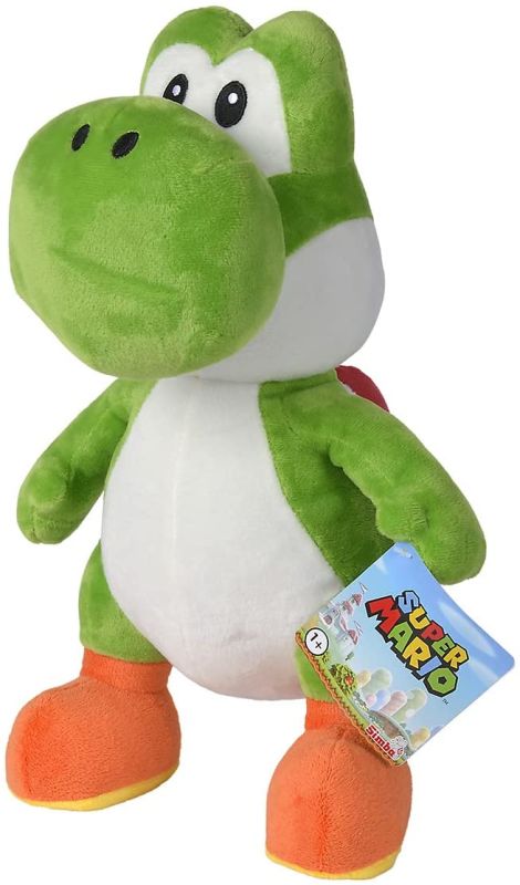 Peluche Super Mario Yoshi vert 25 cm Yoshi en peluche vert