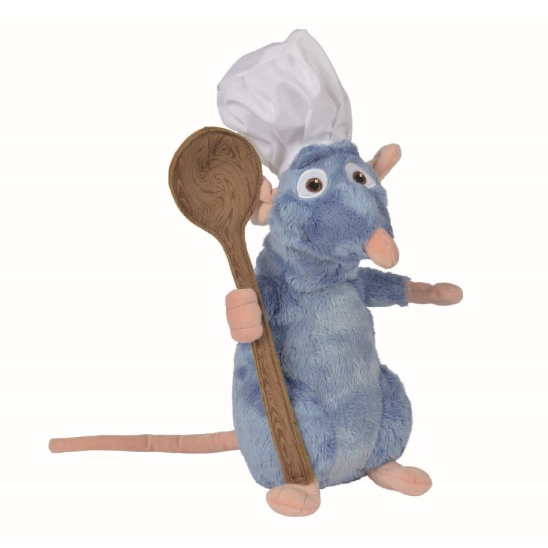 Peluche Django rat DISNEY STORE Ratatouille Disney bleu 20 cm