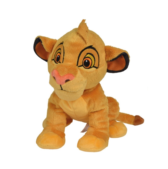 Doudou Roi Lion Simba orange jaune mouchoir DISNEY BABY