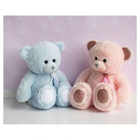 Histoire d'ours Ours Charms Peluche rose 24 cm