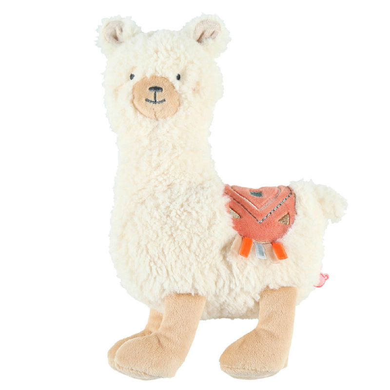  moris & sasha soft toy lama beige 25 cm 