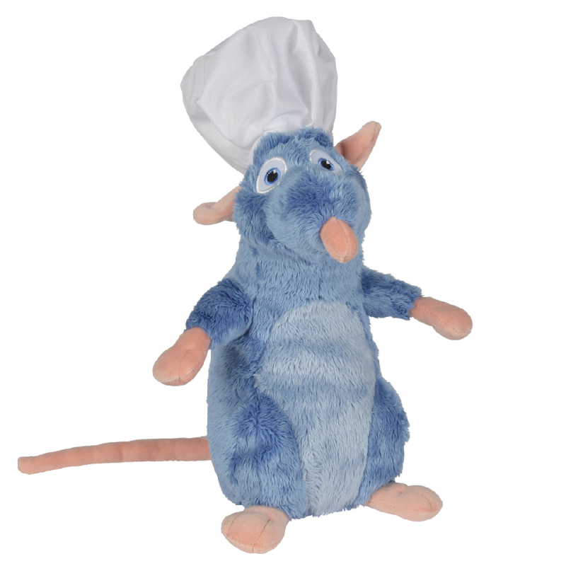 Disney Ratatouille peluche Rémy le rat avec baguette 25 cm