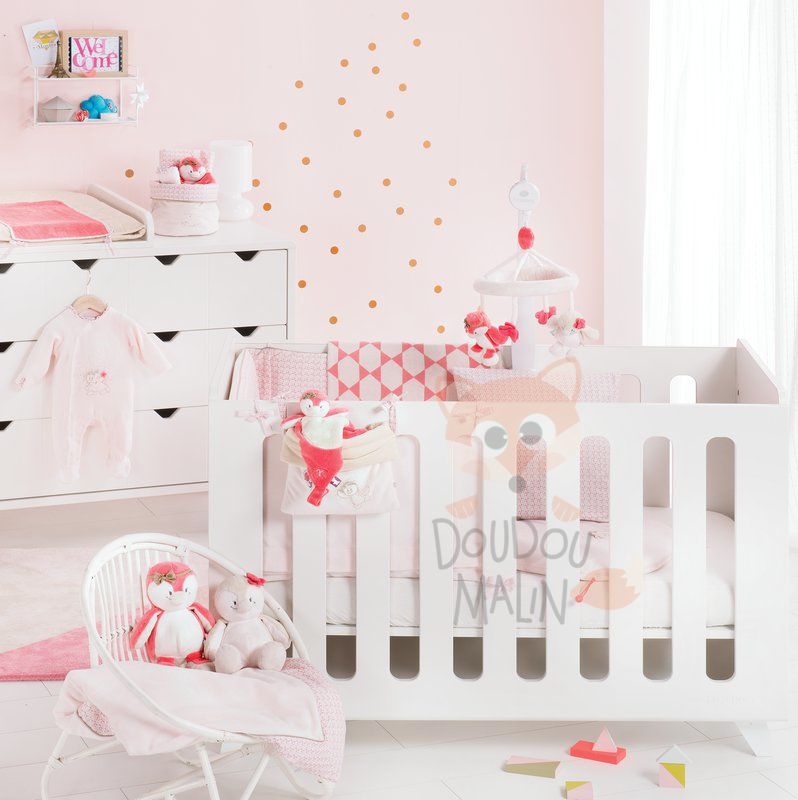 Noukie S Daisy Coco Musical Soft Toy Penguin Pink