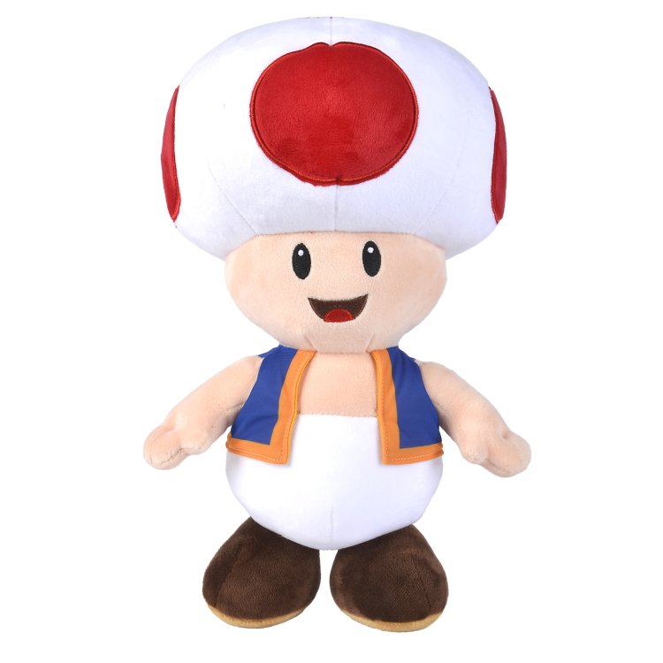 Nintendo - Super Mario Mini Peluche Toad champignon 20 cm