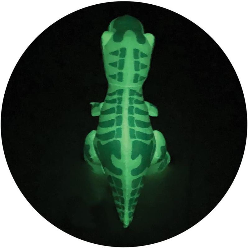 Jemini - Peluche luminescente T-REX luminou vert 25 cm