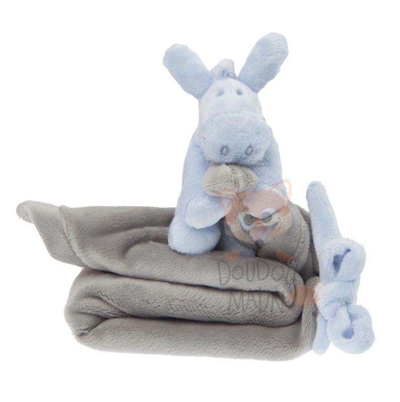  mix & match my first blanket donkey blue grey 