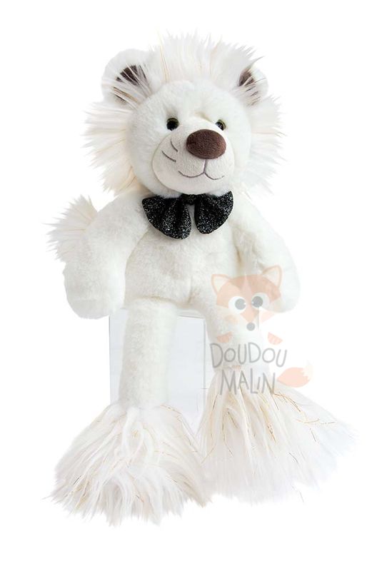  girls & glitter soft toy white lion 
