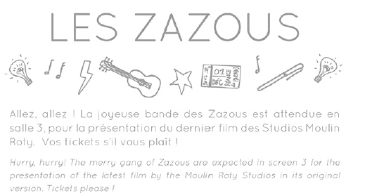 Moulin roty Les Zazous présentation