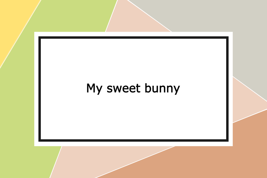 bunny baby comforter