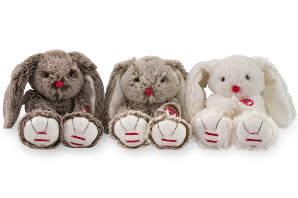 Rouge kaloo peluche lapin